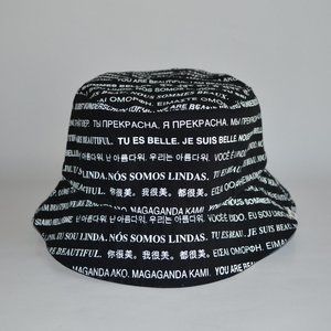 Vans "We are beautiful" Bucket Hat Reversible